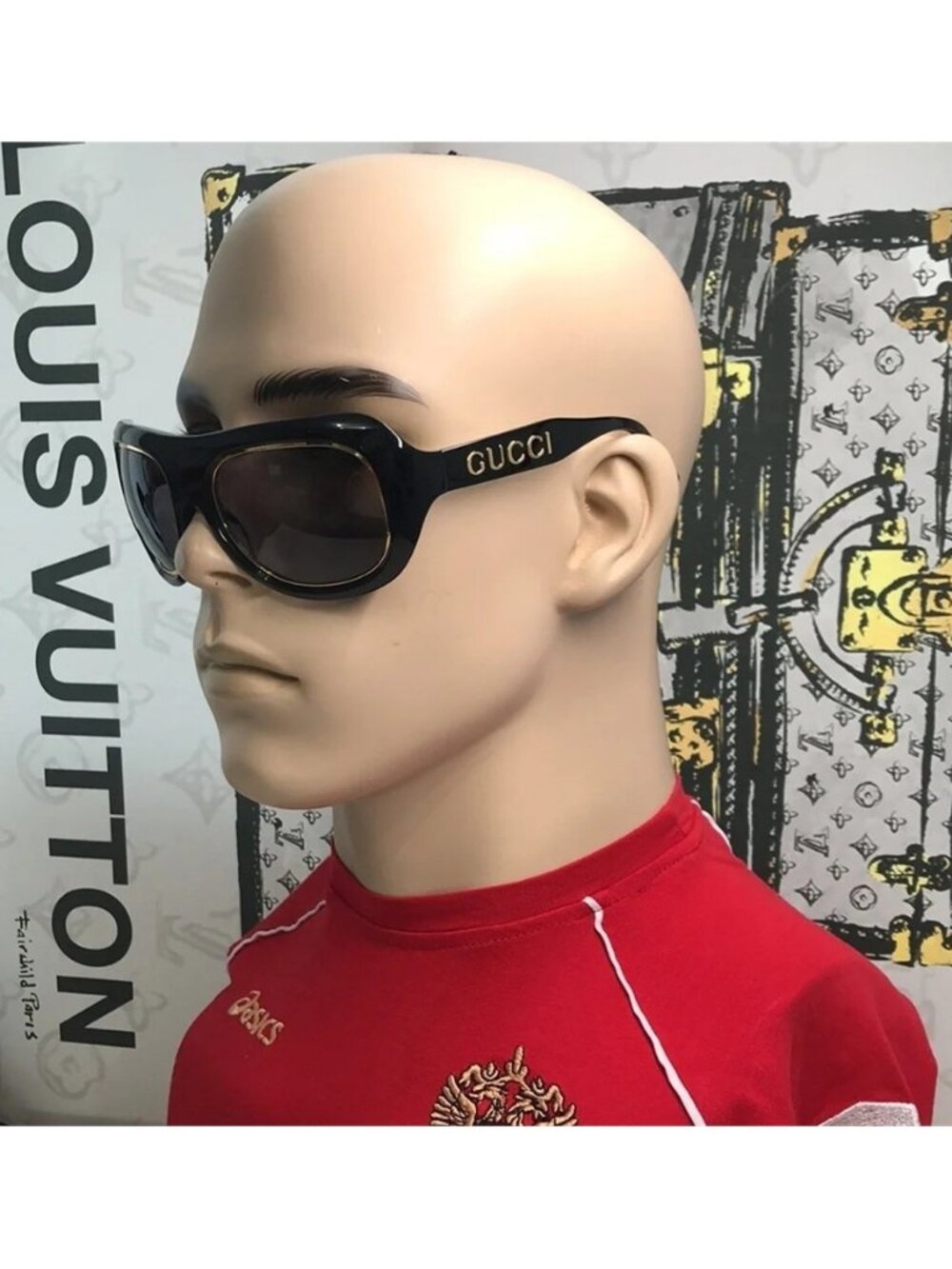 Luxury New Authentic Gucci GG1108S 001 Aviator Sunglasses ✨